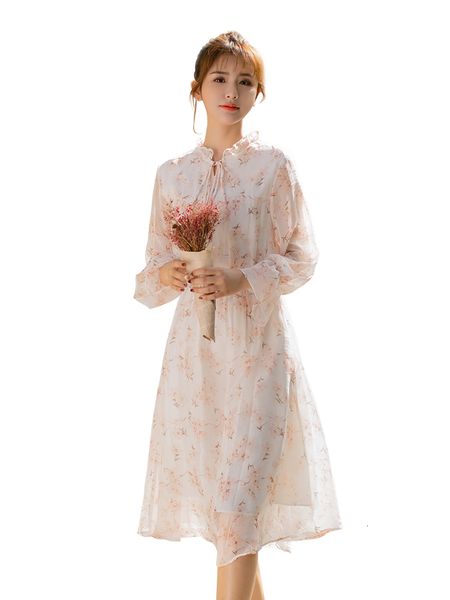 autumn 2020 chiffon printed dress long sleeve to line dressed lotus leaf collar waist high chiffon long sleeve dress, Black;gray
autumn 2020 chiffon printed dress long sleeve to line dressed lotus leaf collar waist high chiffon long sleeve dress, Black;gray