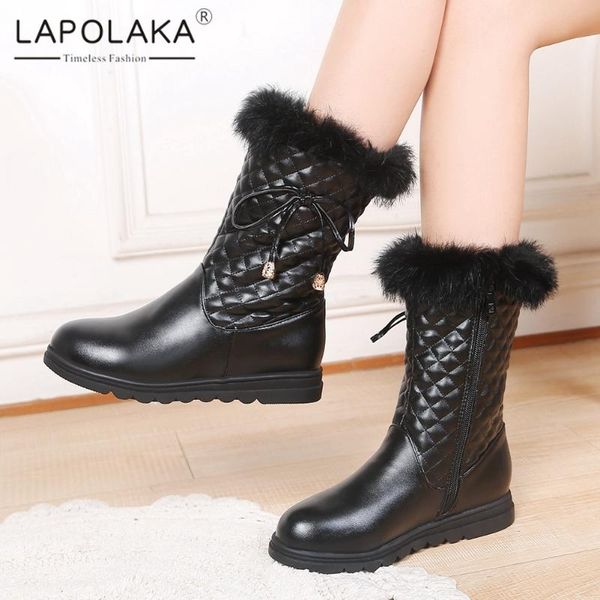 lapolaka brand new safty flat with plush warm winter snow boots woman shoes butterfly decoration zipper bootie ladies, Black
lapolaka brand new safty flat with plush warm winter snow boots woman shoes butterfly decoration zipper bootie ladies, Black