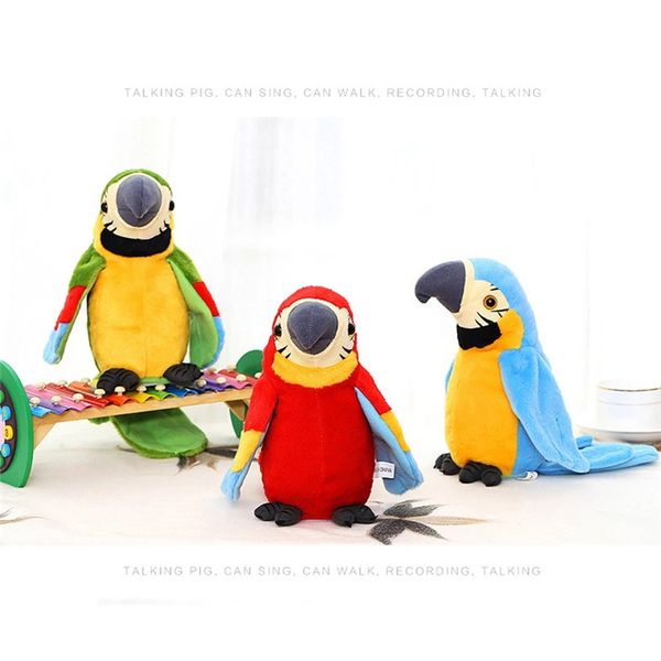 electric talking parrot plush toy cute speaking record repeats waving wings electroni bird stuffed plush toy kids birthday gift
electric talking parrot plush toy cute speaking record repeats waving wings electroni bird stuffed plush toy kids birthday gift