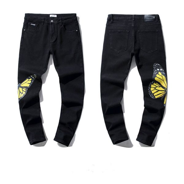 2021 mens digne distrsed motorcycle biker jeans rock ny ripped hole stripe famous brand denim, Blue
2021 mens digne distrsed motorcycle biker jeans rock ny ripped hole stripe famous brand denim, Blue