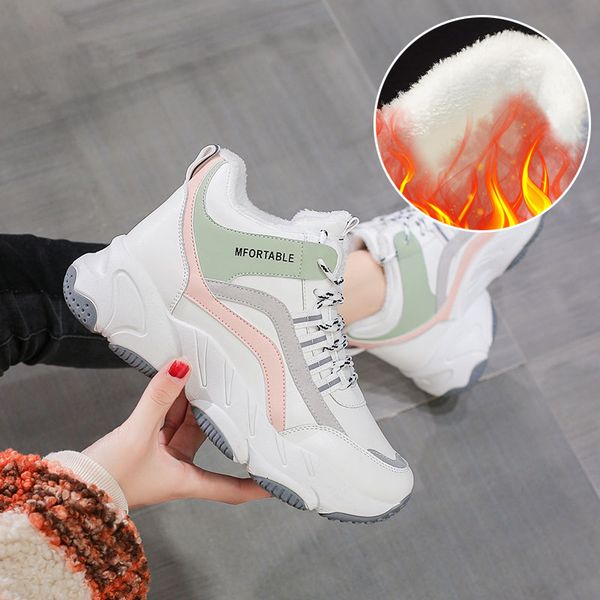women 2020 new winter plush cotton versatile casual women's sports dad shoes ins trend, Black
women 2020 new winter plush cotton versatile casual women's sports dad shoes ins trend, Black
