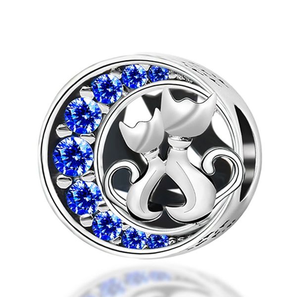 создание ювелирных изделий charms s925 прекрасное серебро животные свободные бусины синяя луна cat diy браслет браслет аксессуары, Black
создание ювелирных изделий charms s925 прекрасное серебро животные свободные бусины синяя луна cat diy браслет браслет аксессуары, Black