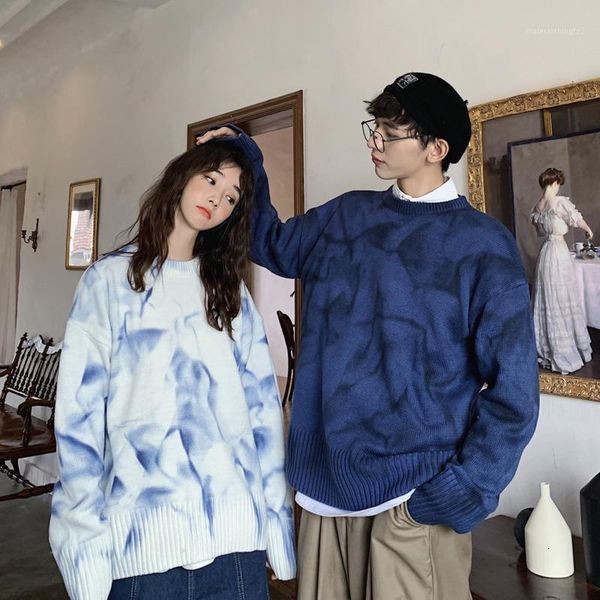 men's sweaters sweater men's warm fashion tie dye casual o-neck knit pullover men streetwear loose couple sweter clothes knitting, White;black
men's sweaters sweater men's warm fashion tie dye casual o-neck knit pullover men streetwear loose couple sweter clothes knitting, White;black