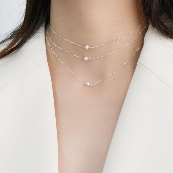 trendy natural freshwater pearl choker pearl necklaces for women layered chain jewelry necklace gothic chains lancuch na szyje, Silver
trendy natural freshwater pearl choker pearl necklaces for women layered chain jewelry necklace gothic chains lancuch na szyje, Silver