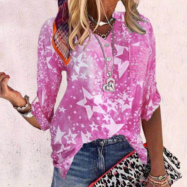 2020 autumn women floral print lantern sleeve blouse shirts casual stand neck button pullovers lady fashion plus size blusa, White
2020 autumn women floral print lantern sleeve blouse shirts casual stand neck button pullovers lady fashion plus size blusa, White