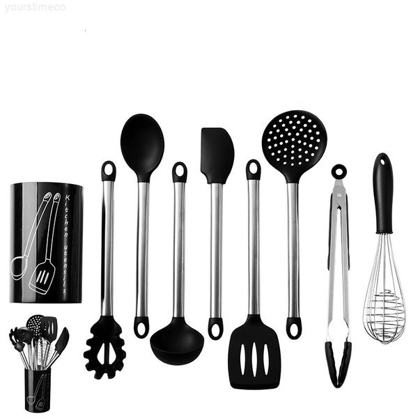 pcs silicone kitchen accessories non-stick cooking 9 spoon spatula egg beaters utensils dinnerware set tools
pcs silicone kitchen accessories non-stick cooking 9 spoon spatula egg beaters utensils dinnerware set tools