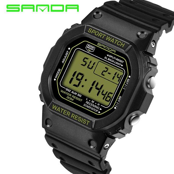 sanda g style sports watch men women couple waterproof military watches shock men's retro analog quartz digital watches wmtqvy, Silver
sanda g style sports watch men women couple waterproof military watches shock men's retro analog quartz digital watches wmtqvy, Silver