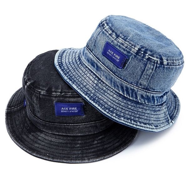 washed denim bucket hat women men vintage round cap street bob korean fishing hats fisherman caps hip hop harajuku panama summer y200714, Blue;gray
washed denim bucket hat women men vintage round cap street bob korean fishing hats fisherman caps hip hop harajuku panama summer y200714, Blue;gray