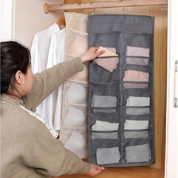 dormitory closet storage socks home independent underwear storage hanging bag 15 / 24 / 30 lattice bra socks folding art1
dormitory closet storage socks home independent underwear storage hanging bag 15 / 24 / 30 lattice bra socks folding art1