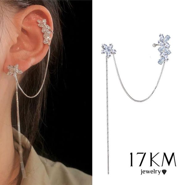 17 км мода серебряный цвет кубический цирконий цветок длинные кисточки серьги для женщин элегантный хрустальный хрумат серьги ювелирные изде, Silver
17 км мода серебряный цвет кубический цирконий цветок длинные кисточки серьги для женщин элегантный хрустальный хрумат серьги ювелирные изде, Silver