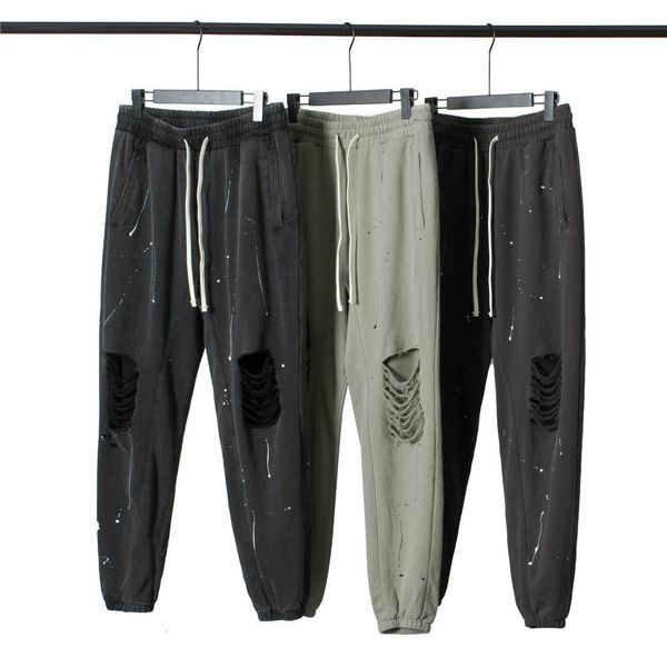 distressed black broken sweatpants paint splatter loose jogger pants autumn men streetwear drop shipping good quality
distressed black broken sweatpants paint splatter loose jogger pants autumn men streetwear drop shipping good quality
