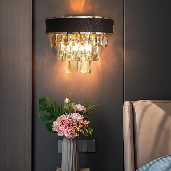 wall lamp modern led crystal light for dining room lustre metal lighting cabinet bedside stair mirror 
wall lamp modern led crystal light for dining room lustre metal lighting cabinet bedside stair mirror