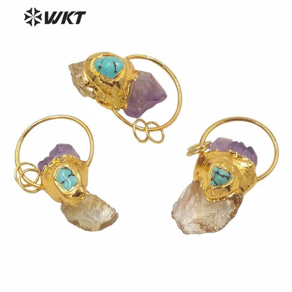 wt-p1602 wholesale factory sale natural raw quartz bohemian causal style turquoises boho stone pendant q1209, Bronze;silver
wt-p1602 wholesale factory sale natural raw quartz bohemian causal style turquoises boho stone pendant q1209, Bronze;silver
