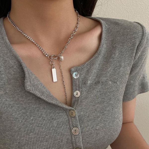 s1908 fashion jewelry pearl short collarbone choker necklace chain pendant necklace, Silver
s1908 fashion jewelry pearl short collarbone choker necklace chain pendant necklace, Silver