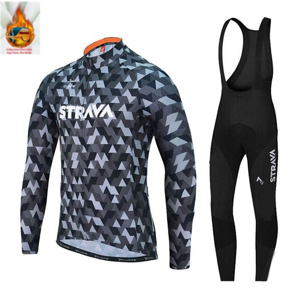 2020 pro strava winter thermal fleece cycling jersey set abbigliamento ciclismo invernale bicycle clothing mtb bike jersey, Black;blue
2020 pro strava winter thermal fleece cycling jersey set abbigliamento ciclismo invernale bicycle clothing mtb bike jersey, Black;blue