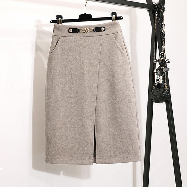 new women 2021 autumn and winter woolen retro skirt female with medium belt long skirts for y406 7c1e, Black
new women 2021 autumn and winter woolen retro skirt female with medium belt long skirts for y406 7c1e, Black