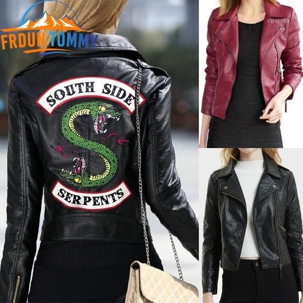 tv riverdale southside new spring riverdale southside serpent kpop fans zipper pu jacket women coats slim fit jacket clothes1, Black;brown
tv riverdale southside new spring riverdale southside serpent kpop fans zipper pu jacket women coats slim fit jacket clothes1, Black;brown