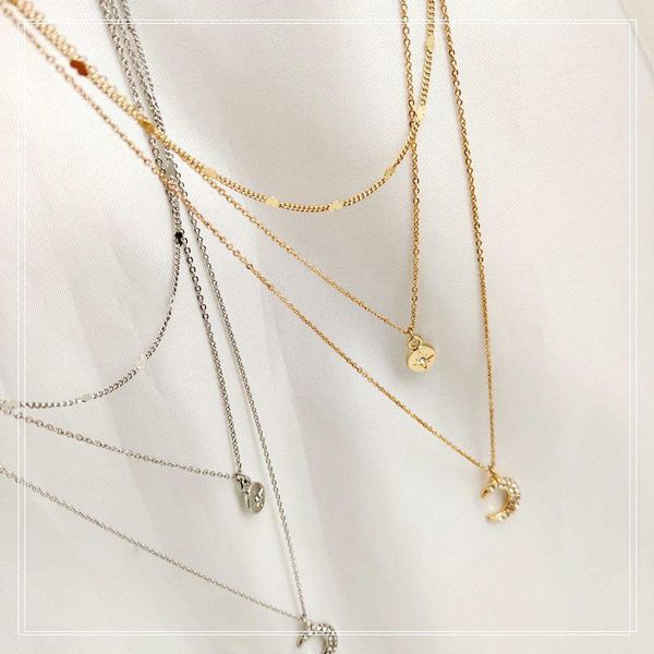 chokers fashion simple multi layers chain crystal star moon choker necklace for women charming jewelry accessory party gift, Golden;silver
chokers fashion simple multi layers chain crystal star moon choker necklace for women charming jewelry accessory party gift, Golden;silver