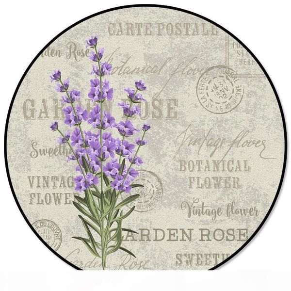 lavender flowers leaves retro printed large round carpets for living room bedroom area rugs soft home decor rug kitchen mats
lavender flowers leaves retro printed large round carpets for living room bedroom area rugs soft home decor rug kitchen mats
