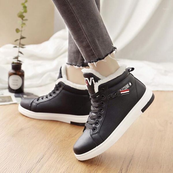 boots s winter women ankle warm pu plush woman sneakers flats lace up ladies shoes short snow1, Black
boots s winter women ankle warm pu plush woman sneakers flats lace up ladies shoes short snow1, Black