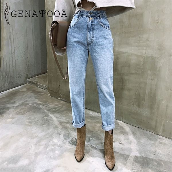 genayooa korean women's jeans streetwear ladies slouchy jeans denim high waist cotton vintage pencil pants 2020 summer mom jeans lj2010, Blue
genayooa korean women's jeans streetwear ladies slouchy jeans denim high waist cotton vintage pencil pants 2020 summer mom jeans lj2010, Blue
