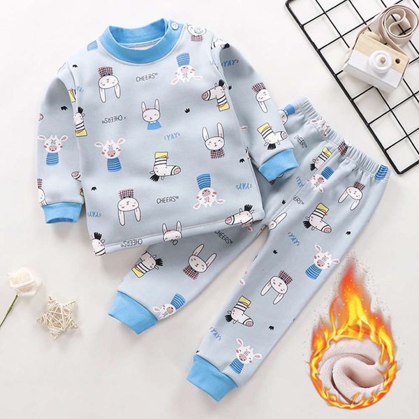 thermal underwear set boys' plush girls' thickened cloth, autumn trousers, children's pajamas and baby's two piece 5twi, Blue;red
thermal underwear set boys' plush girls' thickened cloth, autumn trousers, children's pajamas and baby's two piece 5twi, Blue;red