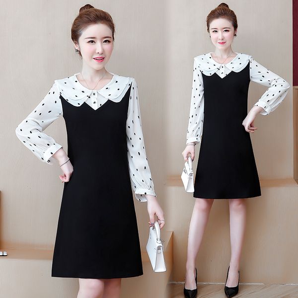 womens plus size dressed as slabs blouses ladies work wear thin casual dresses fke6, Black;gray
womens plus size dressed as slabs blouses ladies work wear thin casual dresses fke6, Black;gray