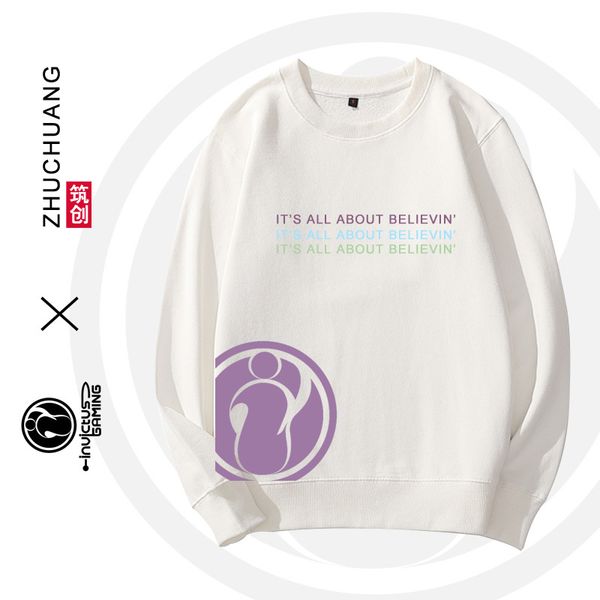 co branded ig team support competition uniform round neck plush sweater men and women youth couple coat
co branded ig team support competition uniform round neck plush sweater men and women youth couple coat