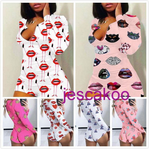 women jumpsuit new printing slim pajamas casual onesies ladies fashion v-neck long sleeve shorts home rompers jck, Black;white
women jumpsuit new printing slim pajamas casual onesies ladies fashion v-neck long sleeve shorts home rompers jck, Black;white