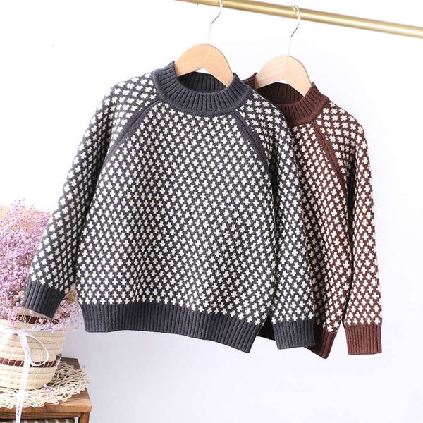 thousand autumn and clothing winter 2020 bird lattice jacquard boys' medium large children's round neck bottomed sweater, Blue
thousand autumn and clothing winter 2020 bird lattice jacquard boys' medium large children's round neck bottomed sweater, Blue