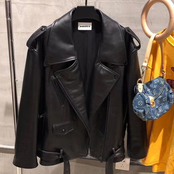 genuine leather jacket ladies real lamb leather jacket women real lamb skin, Black
genuine leather jacket ladies real lamb leather jacket women real lamb skin, Black