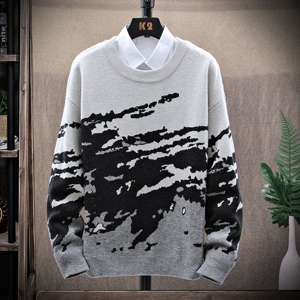 2021 new round neck men autumn sweaters casual long sleeve wool knitted mens thicken trendy male jumper warm 3vlg, White;black
2021 new round neck men autumn sweaters casual long sleeve wool knitted mens thicken trendy male jumper warm 3vlg, White;black