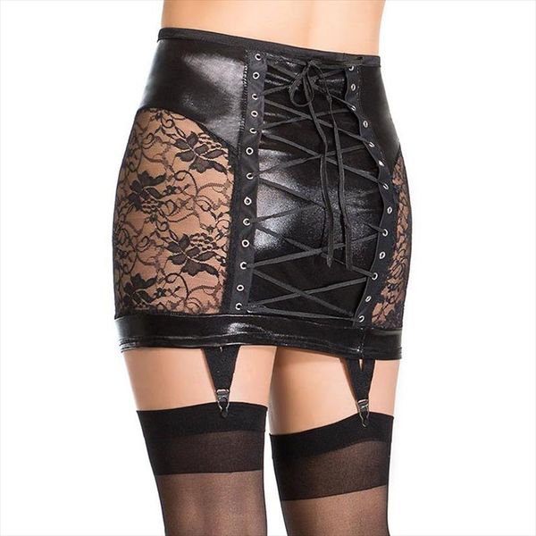 women black floral lace wetlook leather skirt short pencil skirts back strappy package hip skirt vinyl bondage clubwear
women black floral lace wetlook leather skirt short pencil skirts back strappy package hip skirt vinyl bondage clubwear