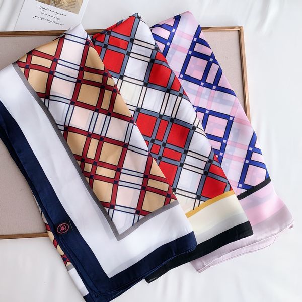 east gate fashion trend lattice 70 * 70 scarf professional versatile small square scarf headdress female decorative scarf headband klwe, Black;purple
east gate fashion trend lattice 70 * 70 scarf professional versatile small square scarf headdress female decorative scarf headband klwe, Black;purple