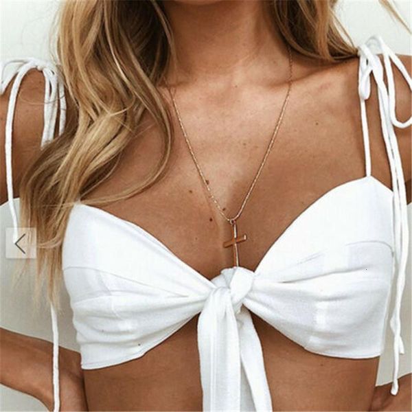 new womens deep v-neck bandage front knot tie crop sleeveless bow short strapped camis high street camis clothes, White
new womens deep v-neck bandage front knot tie crop sleeveless bow short strapped camis high street camis clothes, White