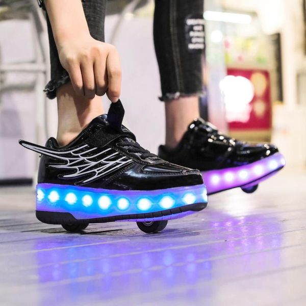 inline & roller skates children's double wheel rechargeable led shoes luminous shiny leather ladies sneakers parent-child
inline & roller skates children's double wheel rechargeable led shoes luminous shiny leather ladies sneakers parent-child