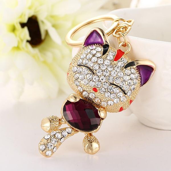 keychains 2021 tinykenro fashion cute and beautiful cat rhinestone happy lucky crystal metal wallet bag keychain, Silver
keychains 2021 tinykenro fashion cute and beautiful cat rhinestone happy lucky crystal metal wallet bag keychain, Silver