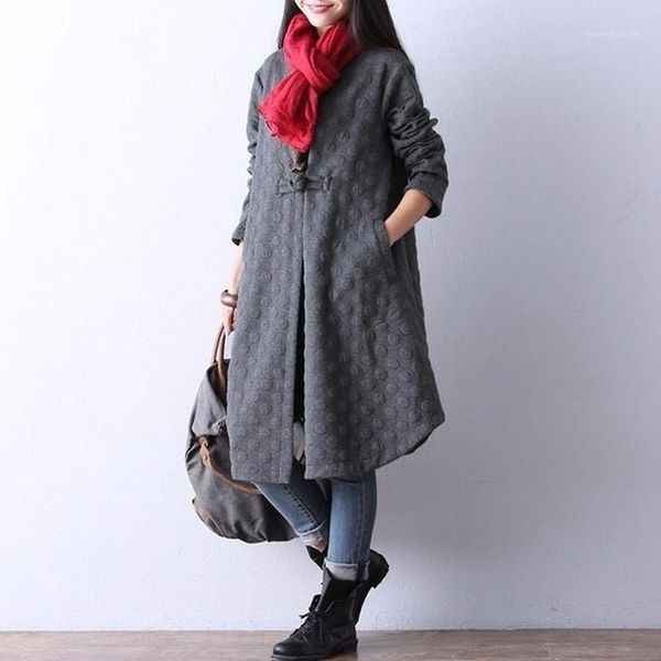 women's trench coats zogaa womens fashion long coat women's solid loose causal outwear female knitted o-neck covered button women, Tan;black
women's trench coats zogaa womens fashion long coat women's solid loose causal outwear female knitted o-neck covered button women, Tan;black