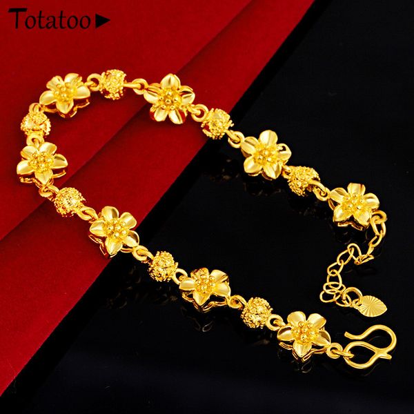 hip-hop couple gilded jewelry women's fashion imitation gold bracelet beaded flowers hollow exquisite bracelet decorative accessories, Black
hip-hop couple gilded jewelry women's fashion imitation gold bracelet beaded flowers hollow exquisite bracelet decorative accessories, Black