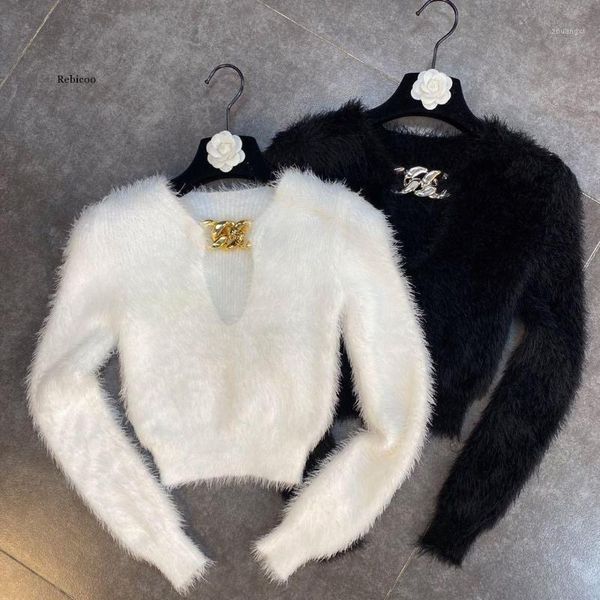 winter japan style fashion chains pullovers women v-neck long sleeve femme autumn new vintage knitted sweaters1, White;black
winter japan style fashion chains pullovers women v-neck long sleeve femme autumn new vintage knitted sweaters1, White;black