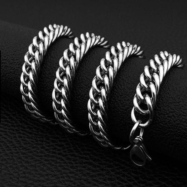 wholesale double layer twist chain necklaces for men women stainless steel collier choker man jewelry accessories bijoux gifts, Silver
wholesale double layer twist chain necklaces for men women stainless steel collier choker man jewelry accessories bijoux gifts, Silver