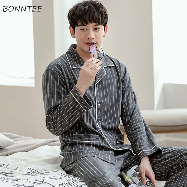 pajama sets men sleepwear casual simple loungewear plaid soft home wear turn-down collar long sleeve breathable spring autumn1, Black;brown
pajama sets men sleepwear casual simple loungewear plaid soft home wear turn-down collar long sleeve breathable spring autumn1, Black;brown