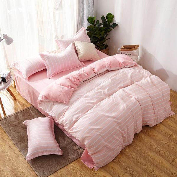 bedding sets pink white stripe printed bed cover set cartoon duvet child sheets and pillowcases comforter j0371
bedding sets pink white stripe printed bed cover set cartoon duvet child sheets and pillowcases comforter j0371