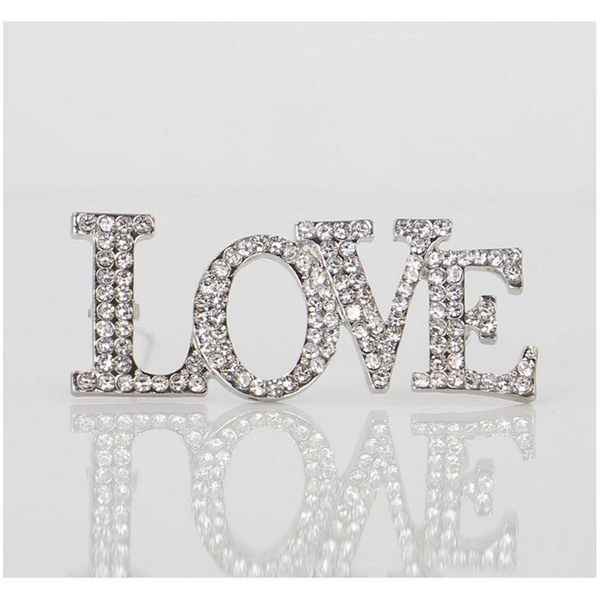 letters love rhinestone brooch 1.8*4.5cm suit lapel pin gift for lovers jewelry party accessories with sqckdx homes2007, Gray
letters love rhinestone brooch 1.8*4.5cm suit lapel pin gift for lovers jewelry party accessories with sqckdx homes2007, Gray