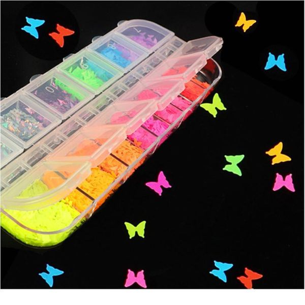 1box 12colors fluorescent butterfly heart star sequins for crafts making glitter confetti diy flake manicure nail art de jlligl
1box 12colors fluorescent butterfly heart star sequins for crafts making glitter confetti diy flake manicure nail art de jlligl