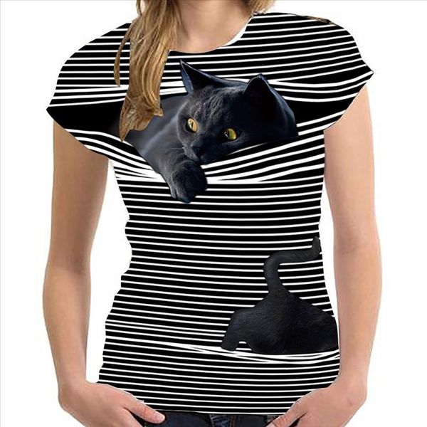 все над печати 3d футболка забавный кот с короткими рукавами футболки tshirts полосатая футболка женщин базовый классический футболкой вскол, White
все над печати 3d футболка забавный кот с короткими рукавами футболки tshirts полосатая футболка женщин базовый классический футболкой вскол, White