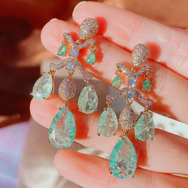 mengjiqiao new korean elegant vintage waterdrop crystal dangle earrings for women girls party rhinestone earings jewelry gifts, Silver
mengjiqiao new korean elegant vintage waterdrop crystal dangle earrings for women girls party rhinestone earings jewelry gifts, Silver