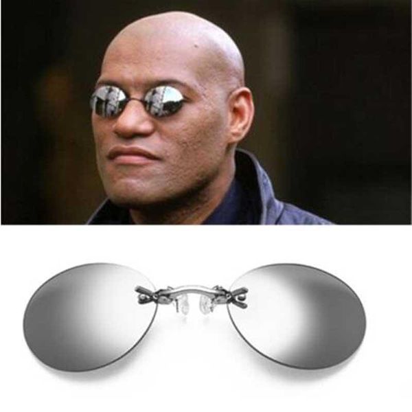 sunglasses fashion clip on nose men vintage mini round sun glasses hacker empire matrix rimless uv400, White;black
sunglasses fashion clip on nose men vintage mini round sun glasses hacker empire matrix rimless uv400, White;black