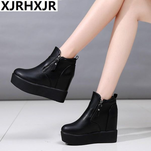 size33-41 wedges platform women shoes autumn ankle boots height increasing high heels microfiber casual shoes winter plush boots, Black
size33-41 wedges platform women shoes autumn ankle boots height increasing high heels microfiber casual shoes winter plush boots, Black