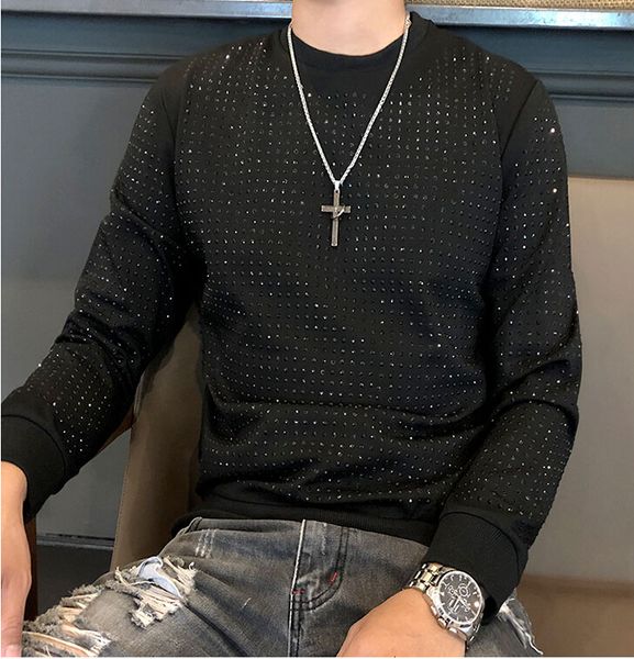 2021 new euro-american fashion sweatshirt with round collar ironing drilling in autumn and winter hoodies wpua, Black
2021 new euro-american fashion sweatshirt with round collar ironing drilling in autumn and winter hoodies wpua, Black